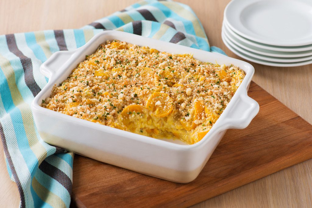 Squash & Onion Casserole with Crunchy Topping Margaret Holmes