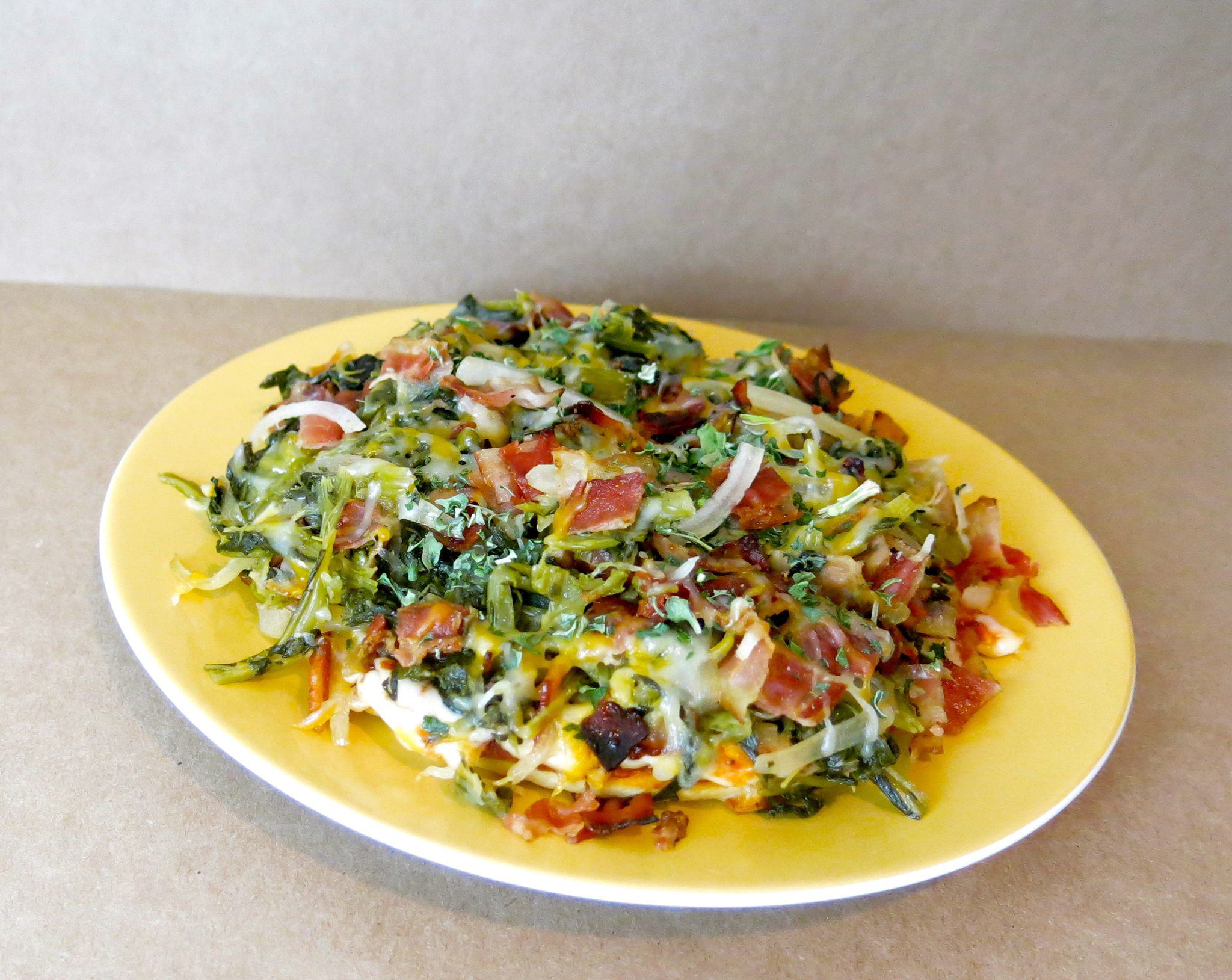 Southern Greens & Bacon Pizza Margaret Holmes